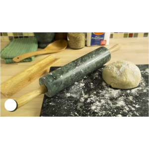 Marble Kitchen Rolling Pin- Black