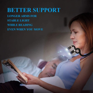 Hands Free Neck Reading Light- Black