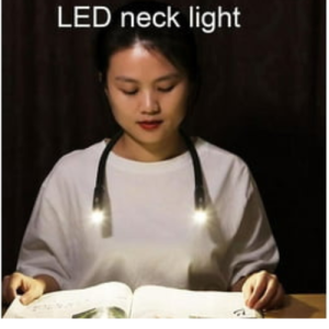 Hands Free Neck Reading Light- Black