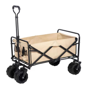 Outdoor Camping/Beach Folding Wagon - Black