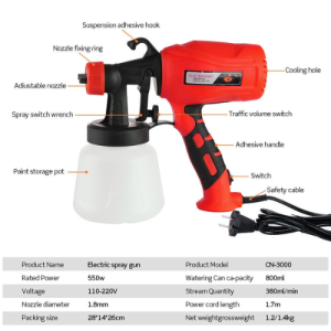 Adjustable Heavy Duty Electric Spray Gun CN-3000