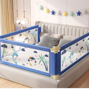 ExtendGuard Adjustable Height Extra-Long Baby Bed Rail