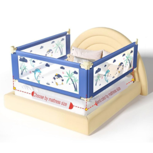 ExtendGuard Adjustable Height Extra-Long Baby Bed Rail