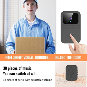 SecureVue Smart Video Doorbell with 2-Way Audio, Night Vision, and Cloud Storage