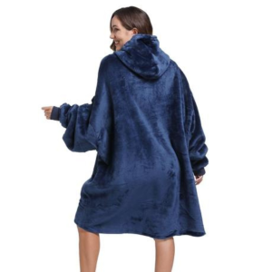 Oversize Blue Hoodie Blanket