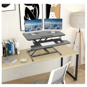 Adjustable Standing Office Desk Converter- Black