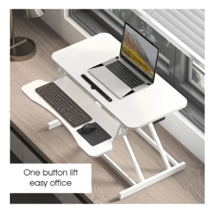 Adjustable Standing Office Desk Converter- White