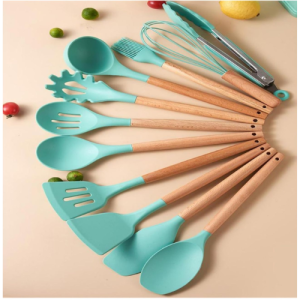 Silicone 19 piece Cooking Utensile Set- Blue