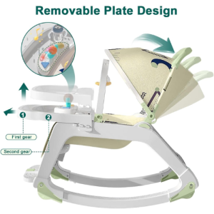 Baby Portable 5 in 1 Multi-functional Chair -Green