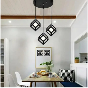 Modern Hanging Cube Light