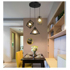 Three Shape Modern Pendant Light