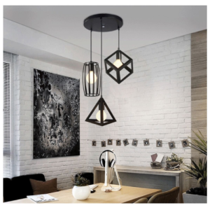 Three Shape Modern Pendant Light