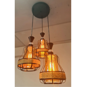 Tempest Vintage Cage Pendant Light