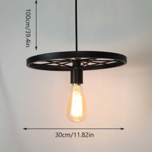 Iron Hanging Lampshade Light