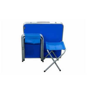 Foldable Camping Table and Chairs Set – Portable 4-Seater