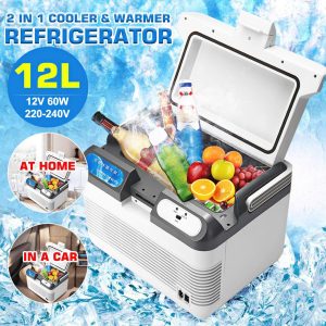 Portable Electric Cooler and Warmer Box - 12L (Hot & Cold Modes)